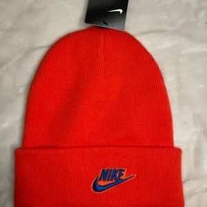 Unisex Orange Nike Winter Hat